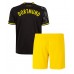 Borussia Dortmund Bortedraktsett Barn 2022-23 Kortermet (+ korte bukser)